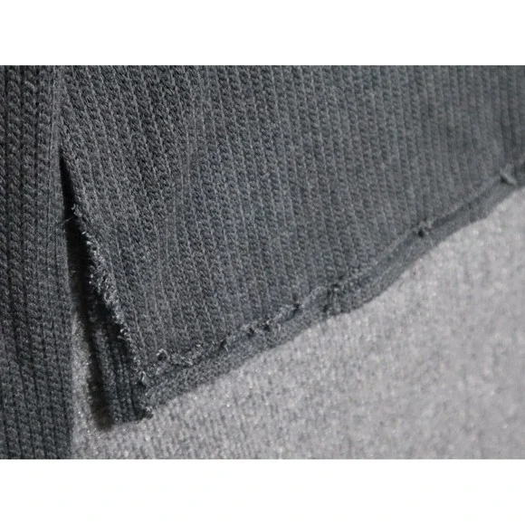 Free People Shirt Women Medium Blue Two Tone Sheer Knit‎ Long Sleeve Pullover - Picture 4 of 7